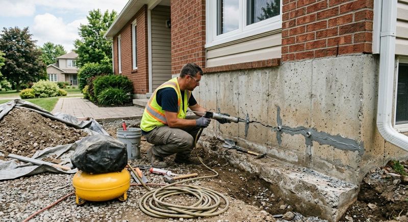 Basement Foundation Repair in Andover, MN