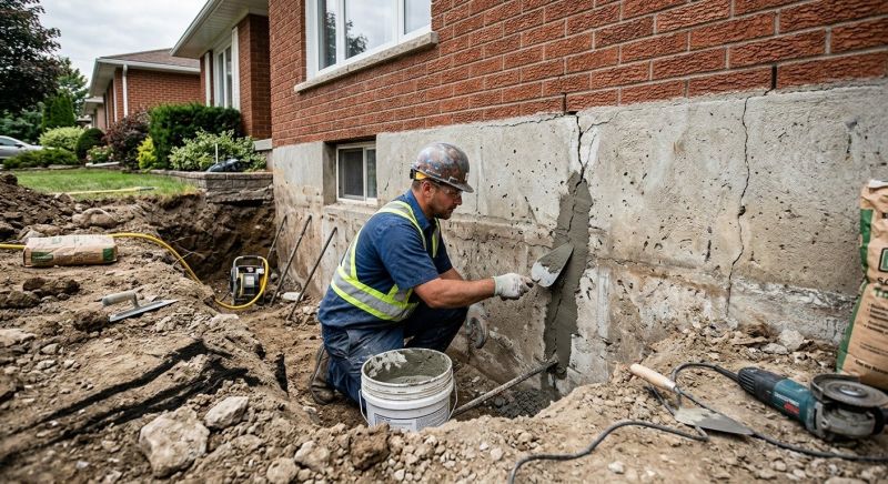 Basement Foundation Repair in Andover, MN