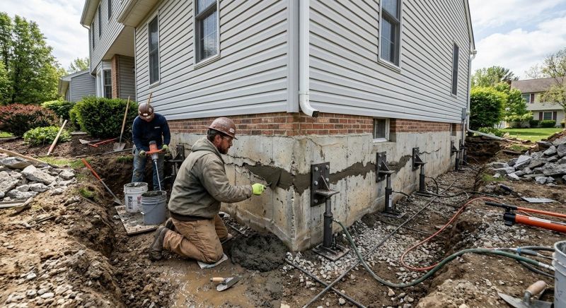 Basement Foundation Repair in Anoka County, MN