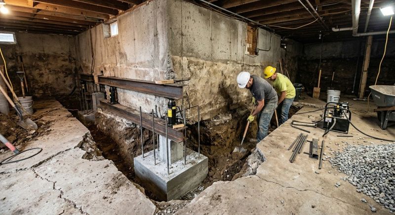 Basement Underpinning in Anoka County, MN