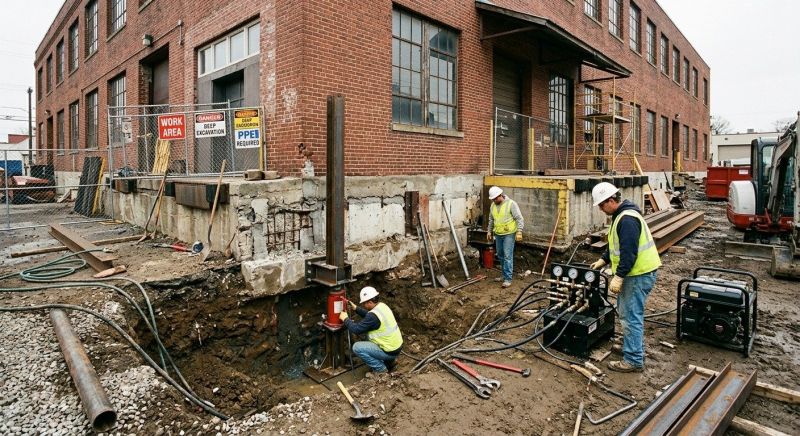 Building Foundation Repair in Champlin, MN