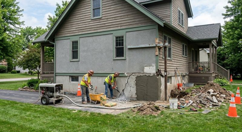 Building Foundation Repair in Elk River, MN