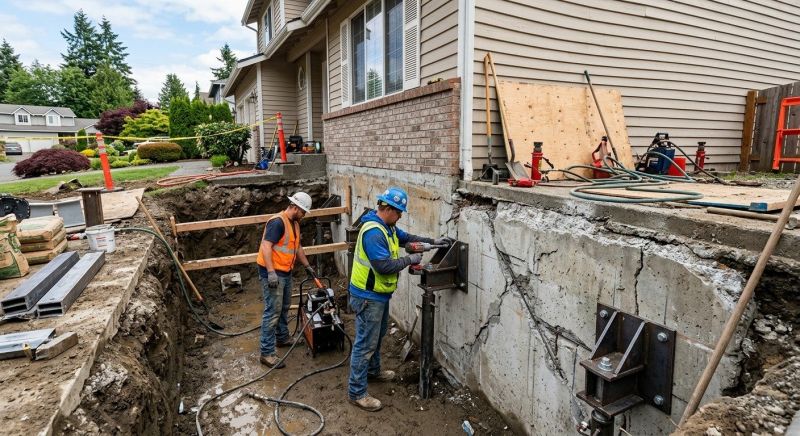Building Foundation Repair in Hugo, MN