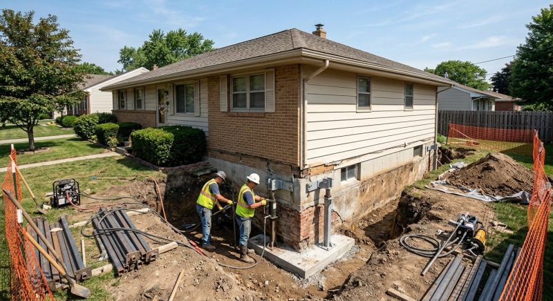 Building Foundation Repair in Saint Francis, MN