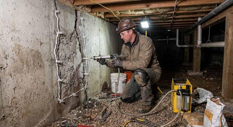 Concrete Foundation Repair in Isanti, MN