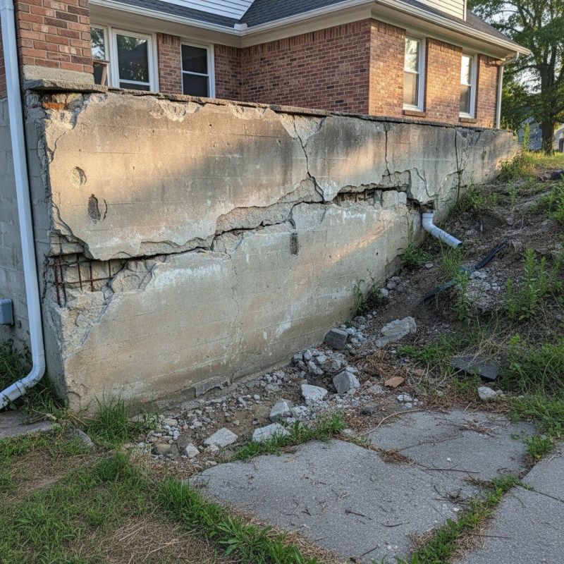 Cracked Foundation Repair in Andover, MN