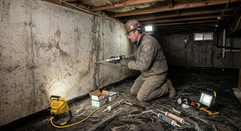 Cracked Foundation Repair in Champlin, MN