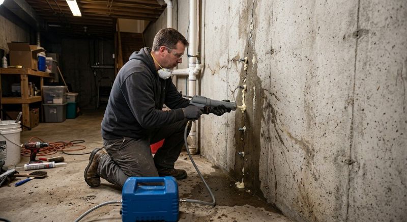Cracked Foundation Repair in Forest Lake, MN