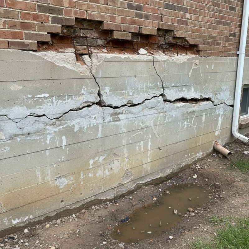 Cracked Foundation Repair in Isanti County, MN