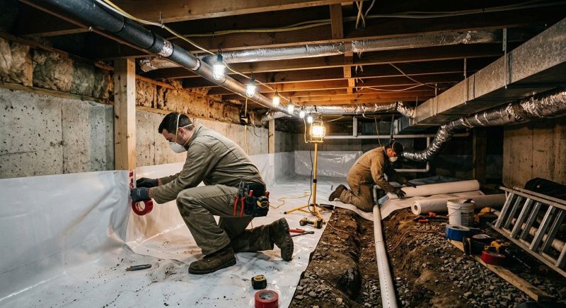Crawl Space Leveling in Anoka County, MN