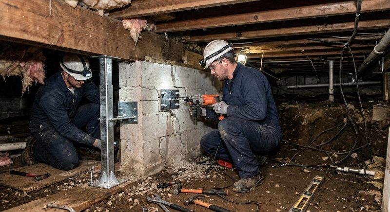 Crawlspace Foundation Repair in Zimmerman, MN