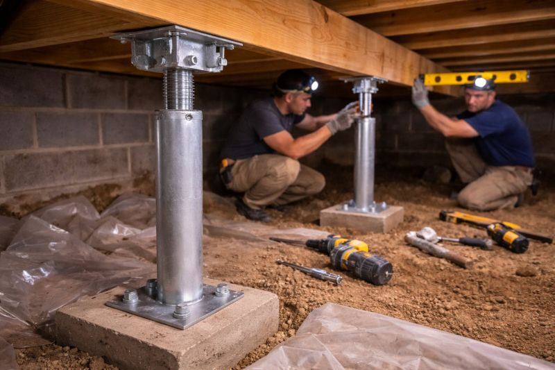 Crawlspace Structural Repair in Anoka County, MN