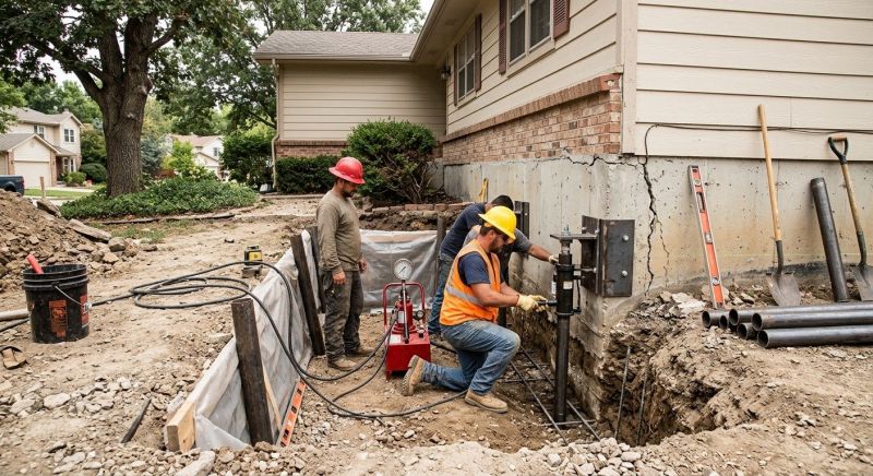 Deep Foundation Repair in Anoka County, MN