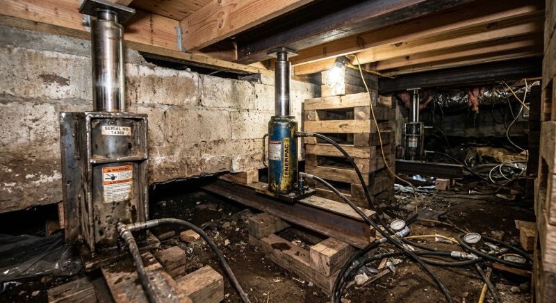 Foundation Jacking in Elk River, MN