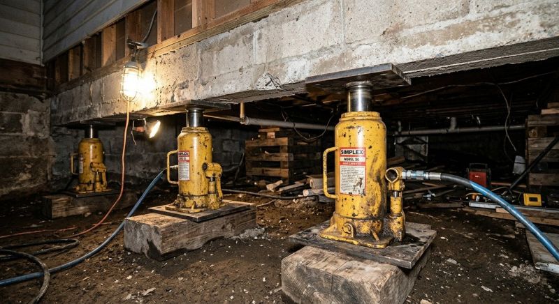 Foundation Jacking in Isanti, MN