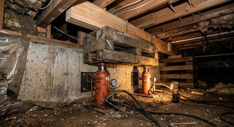 Foundation Jacking in Mille Lacs County, MN