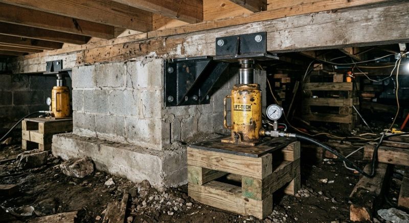 Foundation Jacking in Saint Francis, MN