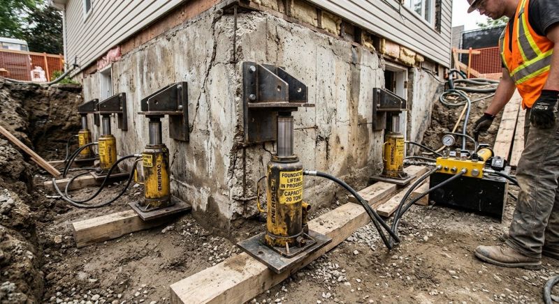 Foundation Jacking in Saint Francis, MN