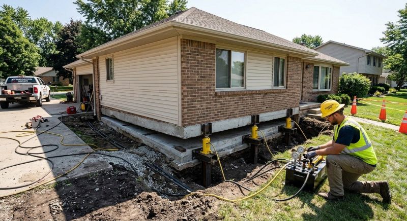 Foundation Lifting in Big Lake, MN
