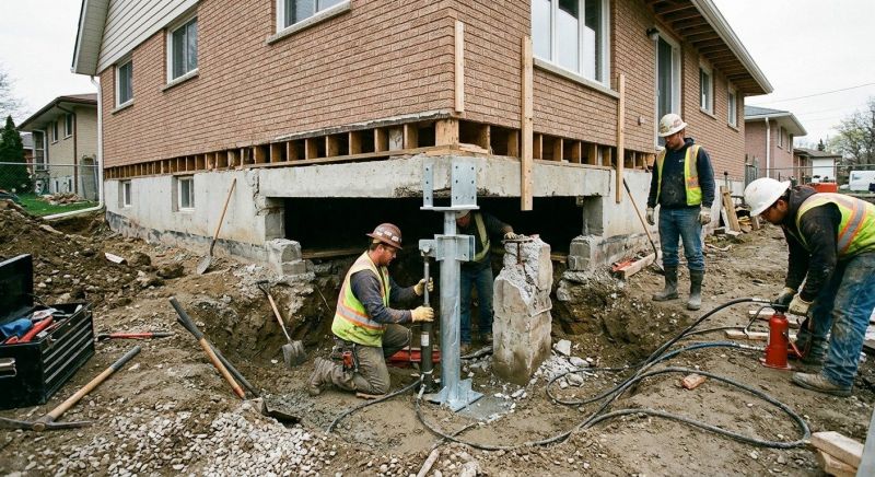 Foundation Pier Repair in Anoka County, MN