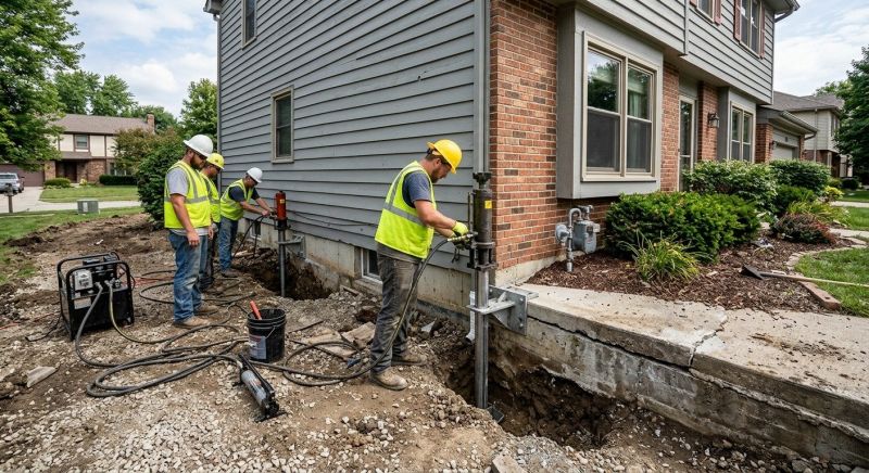 Foundation Stabilizing in Andover, MN