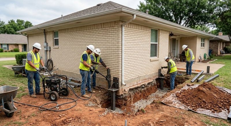 Foundation Stabilizing in Anoka, MN