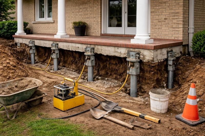 Foundation Stabilizing in Cambridge, MN
