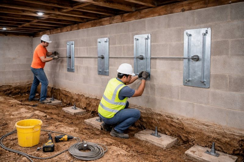 Foundation Stabilizing in Elk River, MN