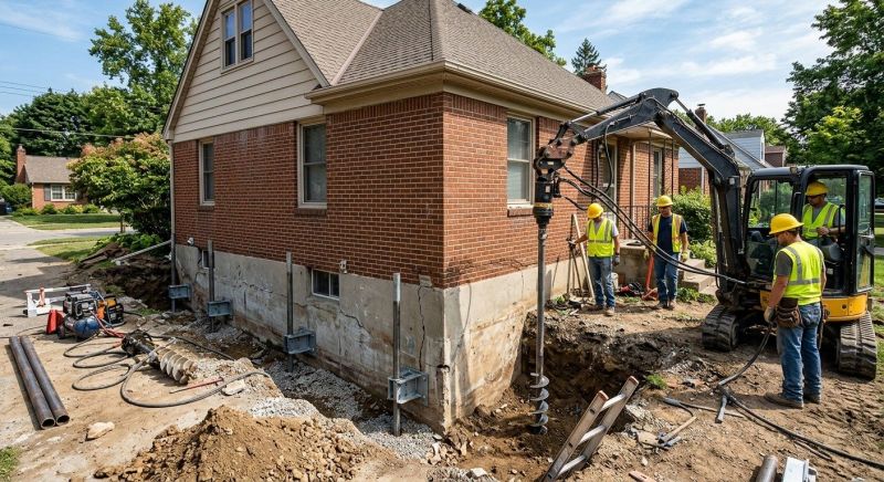 Foundation Stabilizing in Elk River, MN