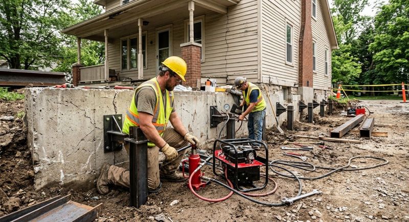 Foundation Stabilizing in Princeton, MN