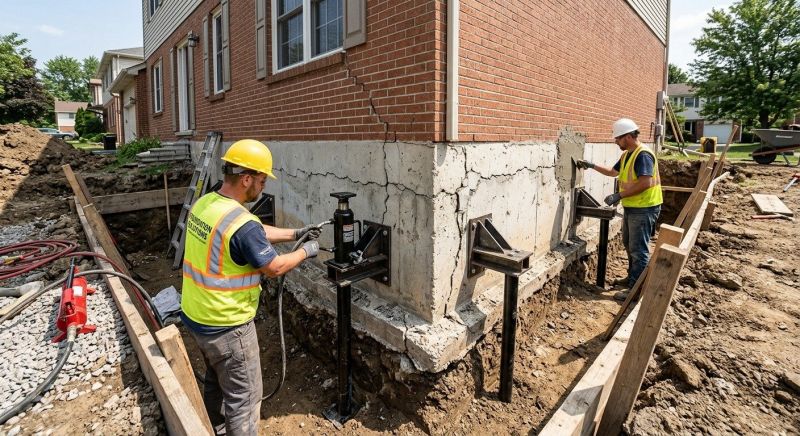 Foundation Structural Repair in Champlin, MN