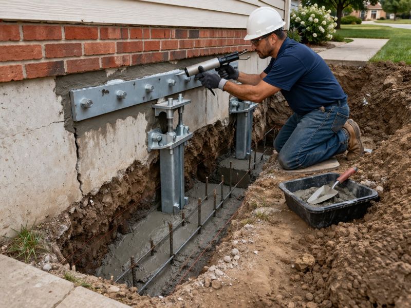 Foundation Structural Repair in Wright County, MN