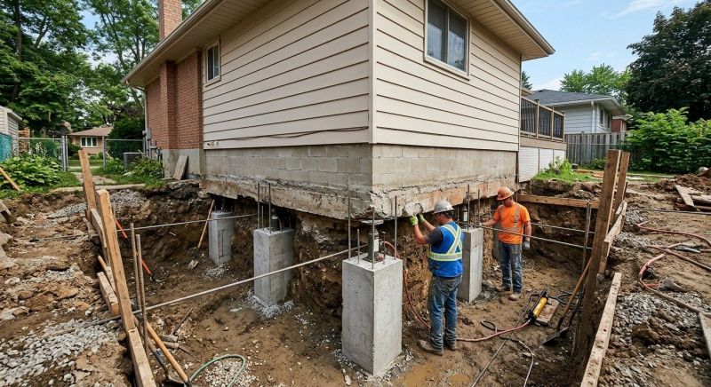 Foundation Underpinning in Anoka County, MN