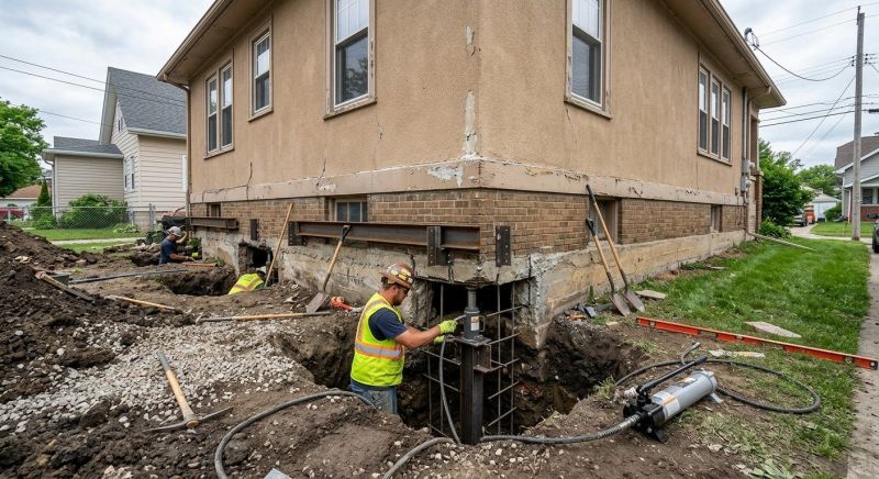 Foundation Underpinning in Anoka County, MN