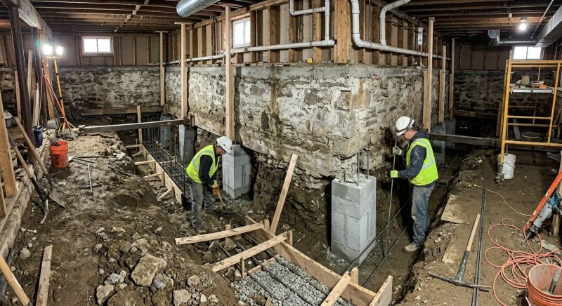 Foundation Underpinning in Anoka County, MN