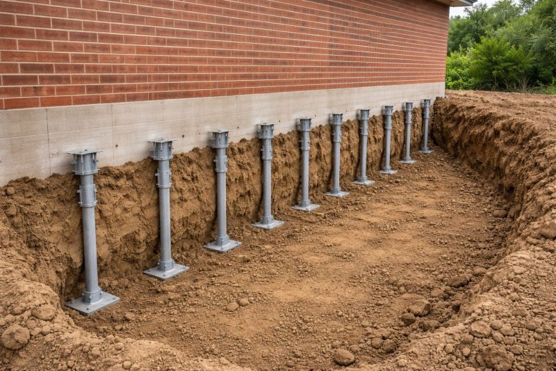 Helical Pile Installation in Anoka County, MN