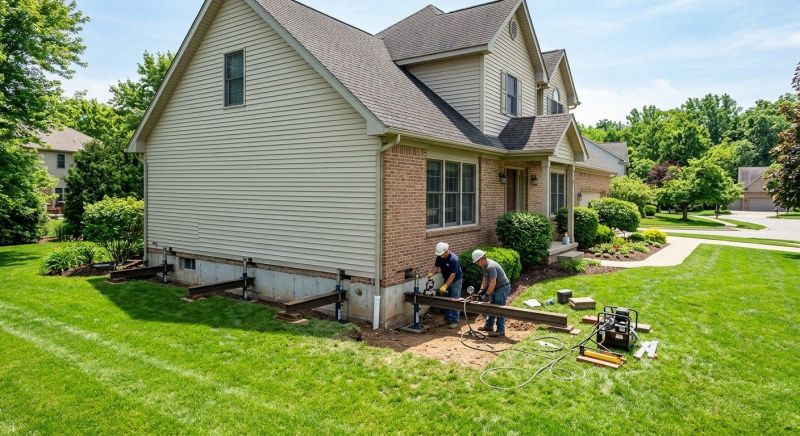 Home Foundation Leveling in Anoka, MN