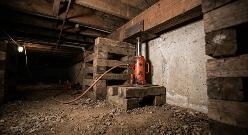 House Foundation Leveling in Anoka County, MN