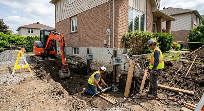 House Foundation Repair in Wright County, MN