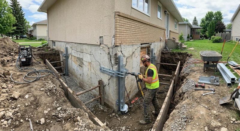 Residential Foundation Repair in Anoka County, MN