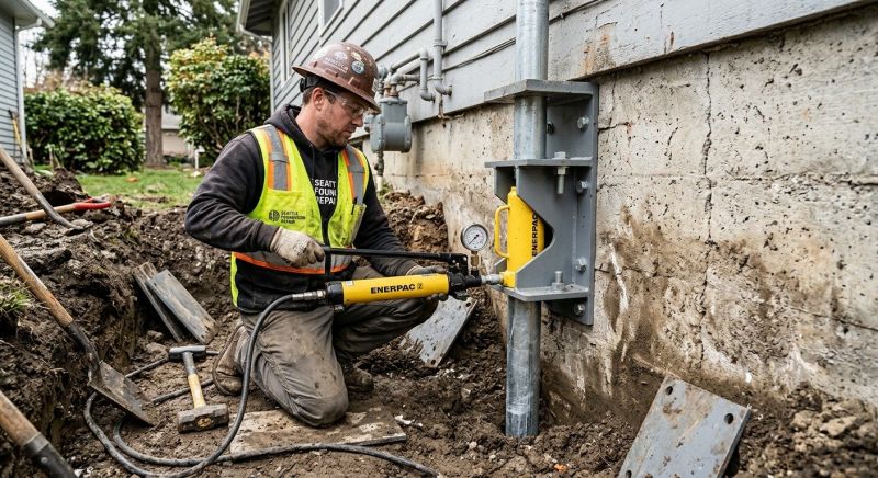 Settling Foundation Service in Monticello, MN