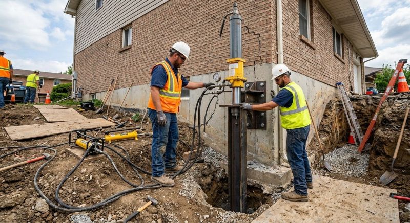 Settling Foundation Service in Monticello, MN