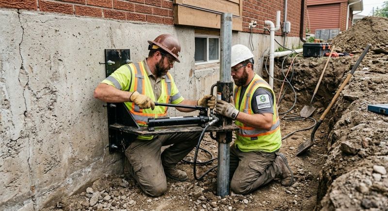 Settling Foundation Service in Saint Francis, MN