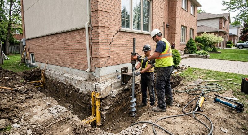 Sinking Foundation Repair in Buffalo, MN