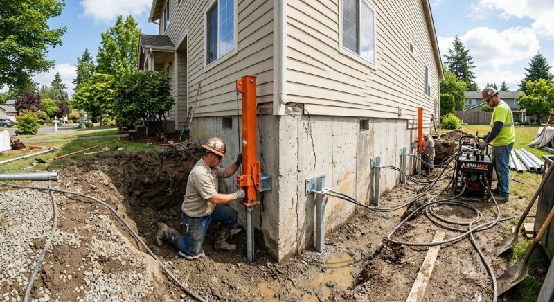 Sinking Foundation Repair in Mille Lacs County, MN
