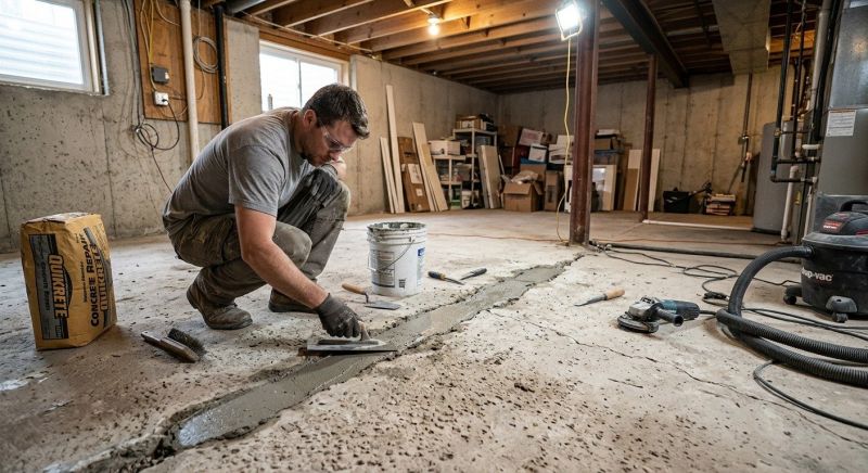 Slab Foundation Repair in Anoka County, MN