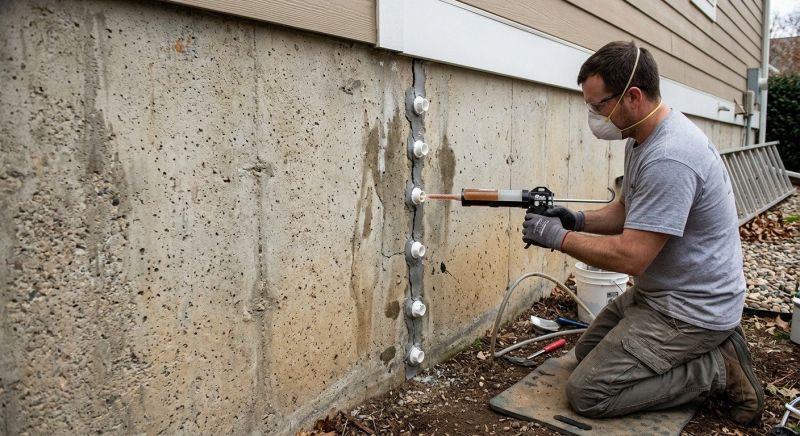 Structural Crack Repair in Anoka County, MN