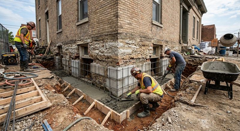 Structural Underpinning in Anoka County, MN
